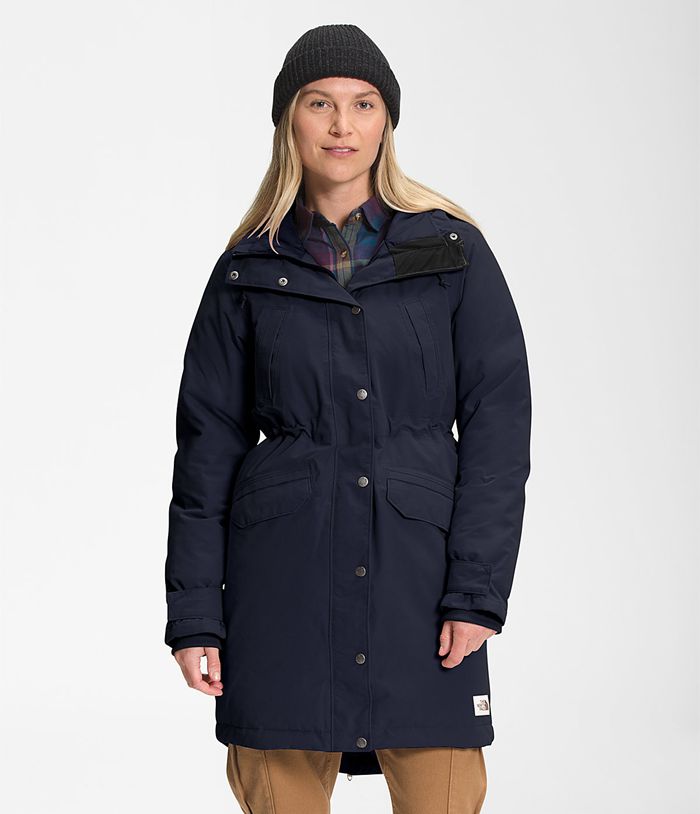 Parka The North Face Mujer Azul Marino Nieve Down 52713MEQS